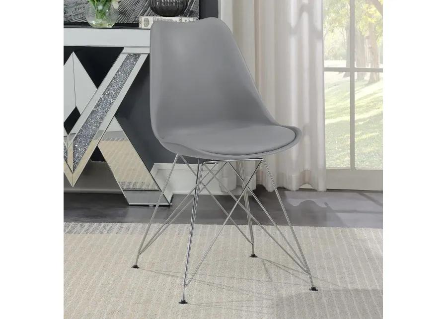 Juniper Upholstered Side Chairs Grey (Set of 2)