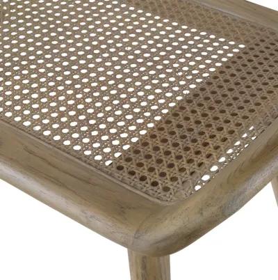 Arne Woven Rattan Bench