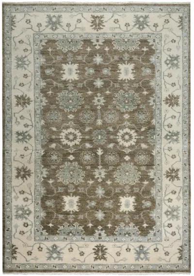 Belmont Brown  Hand Spun Wool 9'x12' Rectangle Rug