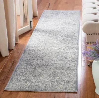 Brentwood 832 Light Grey / Ivory 2' X 4' Accent Powerloomed Rug