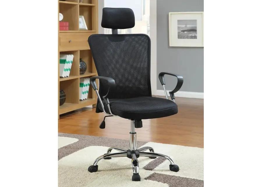 Pallasgreen Mesh Back Office Chair Black And Chrome