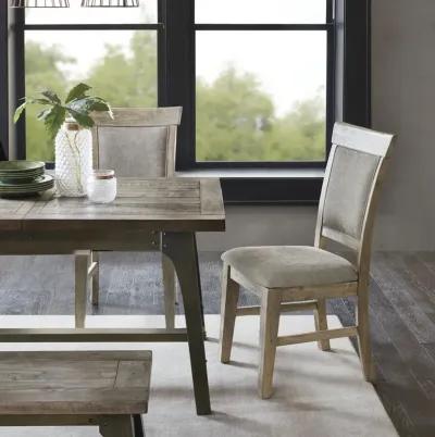 INK+IVY Oliver Cream/Grey Dining Side Chair Set of 2