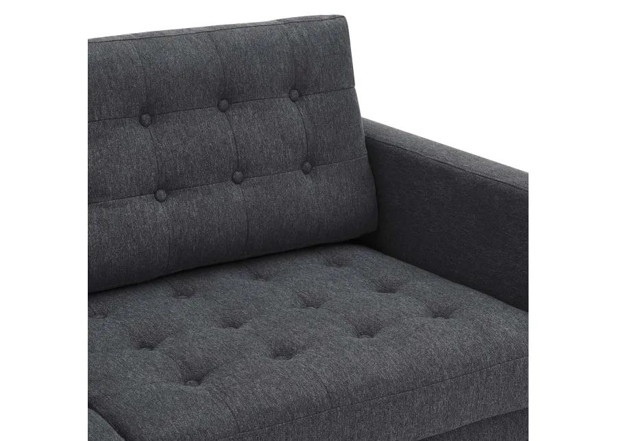 Exalt Tufted Fabric Sofa