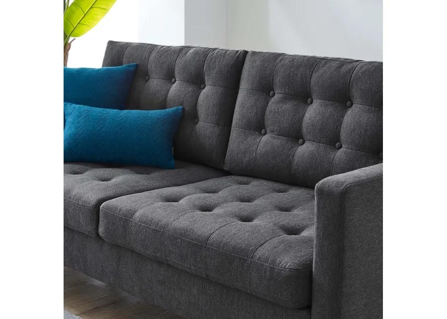 Exalt Tufted Fabric Sofa