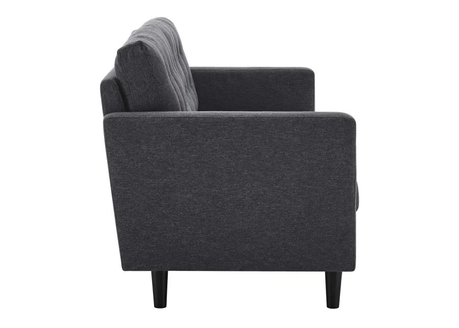 Exalt Tufted Fabric Sofa