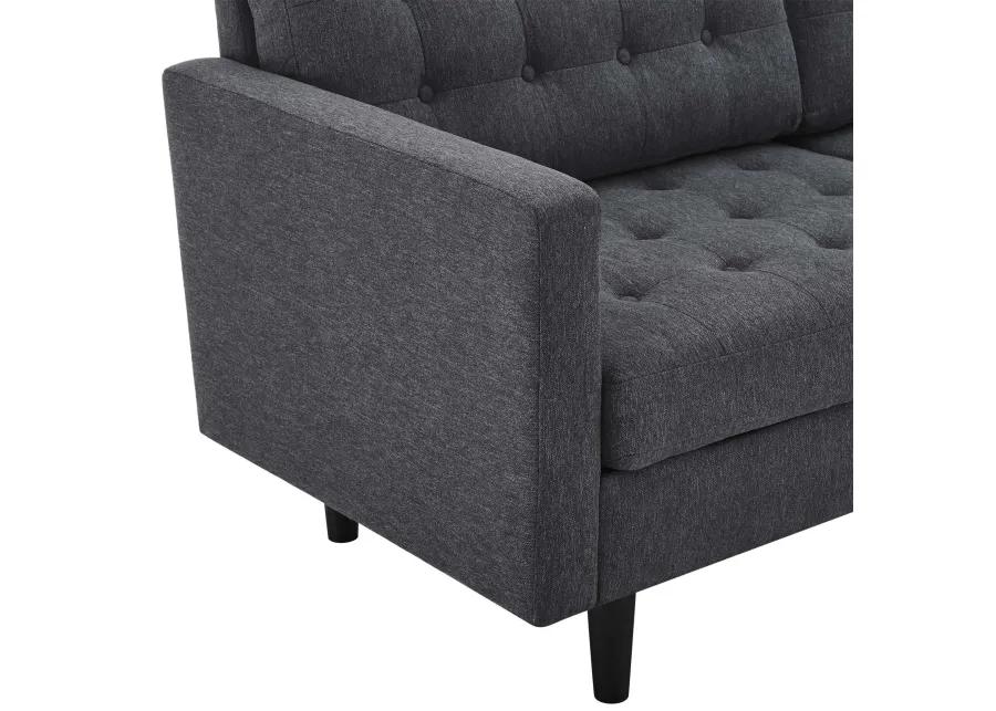 Exalt Tufted Fabric Sofa