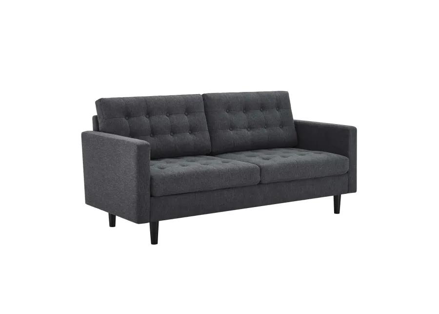 Exalt Tufted Fabric Sofa