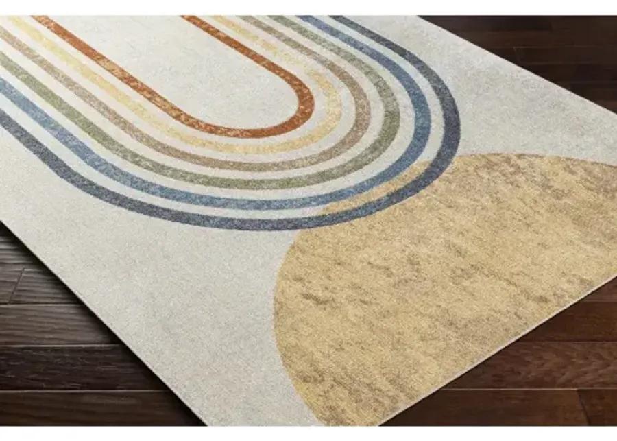 Lillian LLL-2314 2'7" x 7'3" Machine Woven Rug