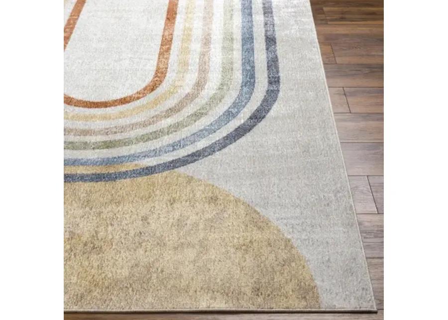 Lillian LLL-2314 2'7" x 7'3" Machine Woven Rug