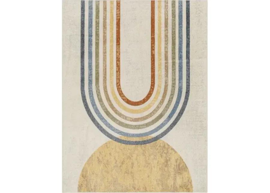 Lillian LLL-2314 2'7" x 7'3" Machine Woven Rug