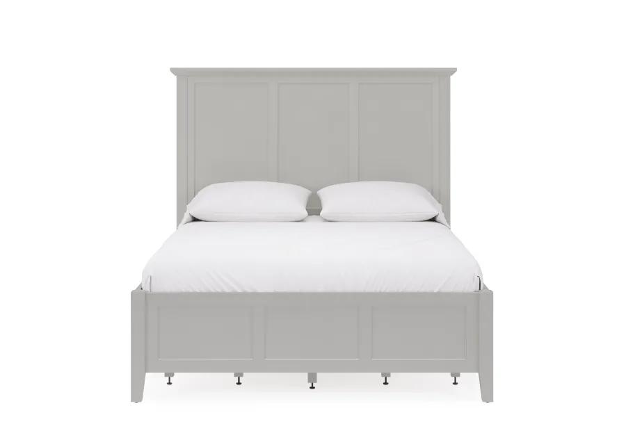 Grace Four Drawer King-size Platform Storage Bed in  Elephant Grey