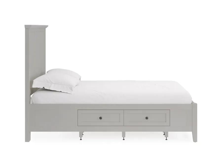 Grace Four Drawer King-size Platform Storage Bed in  Elephant Grey