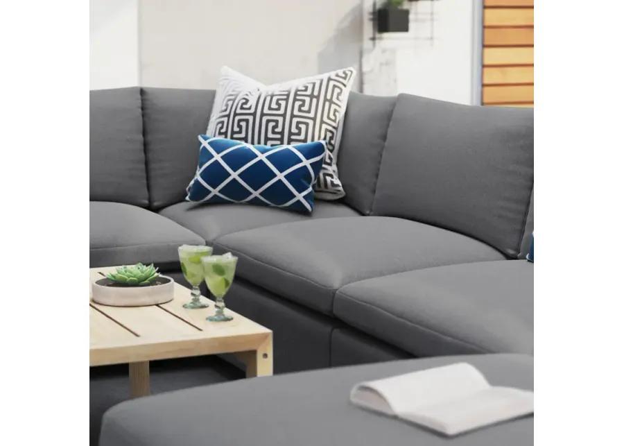 Commix 7-Piece Sunbrella� Outdoor Patio Sectional Sofa