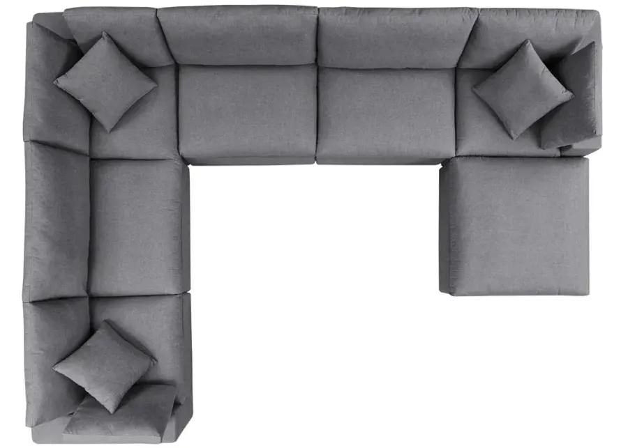 Commix 7-Piece Sunbrella� Outdoor Patio Sectional Sofa