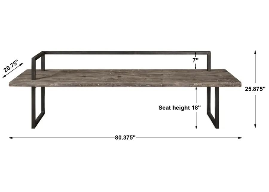 Herbert Reclaimed Wood Bench