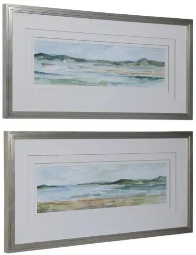 Panoramic Seascape Framed Prints Set/2