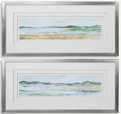 Panoramic Seascape Framed Prints Set/2