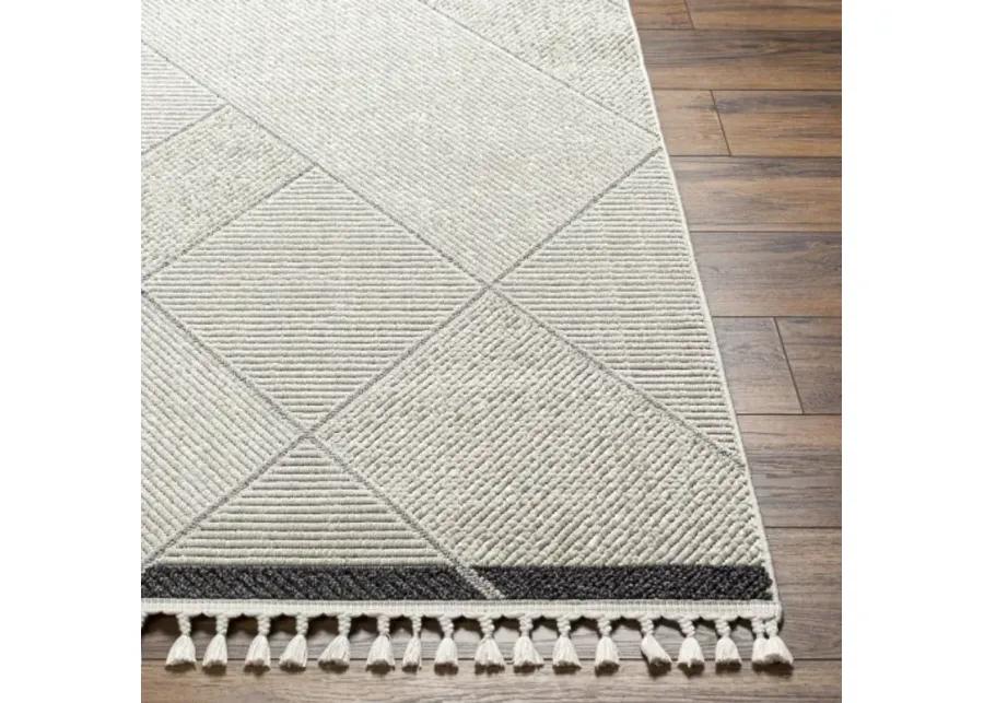 Finland FND-2303 6'7" x 9' Machine Woven Rug