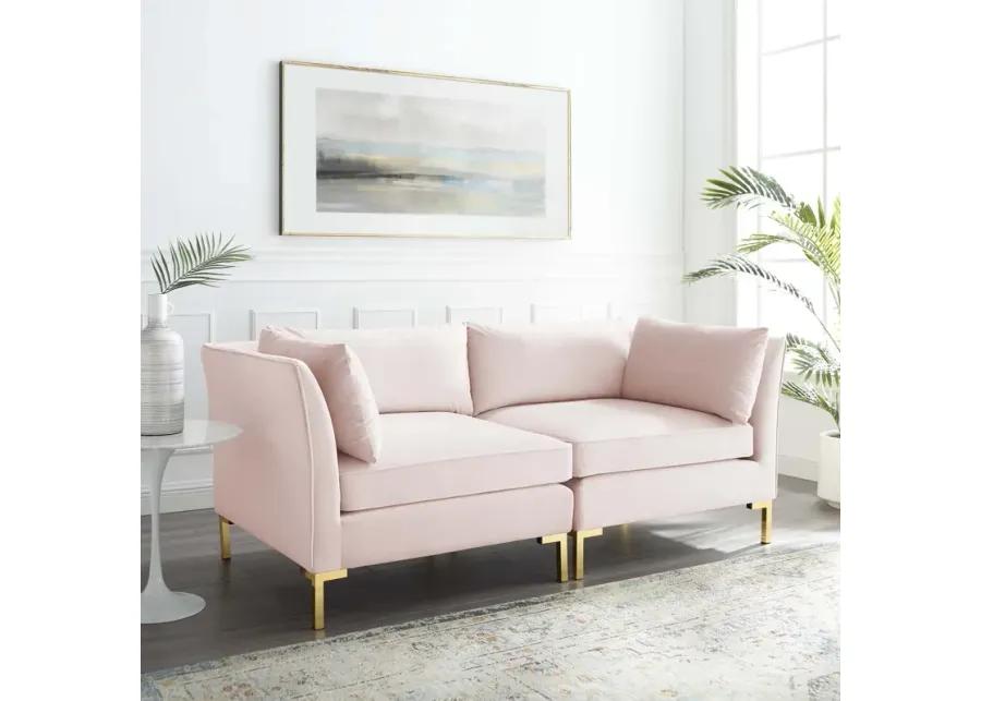 Ardent Performance Velvet Loveseat