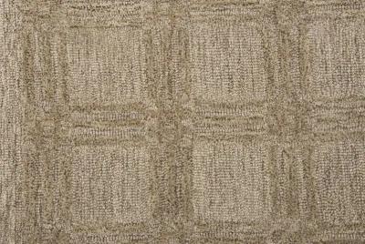 Fifth Avenue Brown Squares Wool 10' x 13' Rectangle Rug