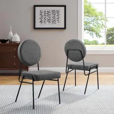 Craft Upholstered Fabric Dining Side Chairs - Set of 2