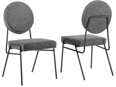 Craft Upholstered Fabric Dining Side Chairs - Set of 2