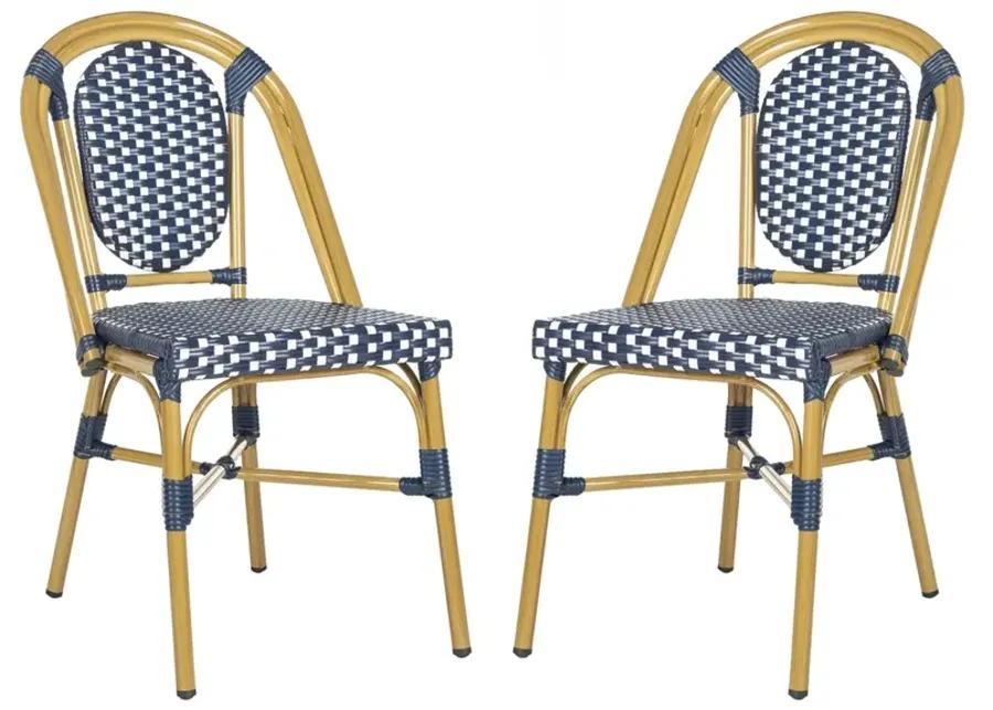 Lenda French Stackable Bistro Chair - Set of 2