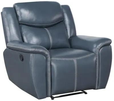 Sloane 3-piece Upholstered Motion Reclining Sofa Set Blue