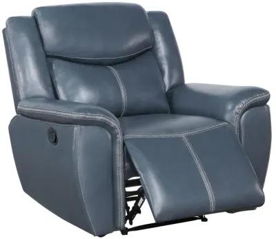 Sloane 3-piece Upholstered Motion Reclining Sofa Set Blue