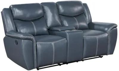 Sloane 3-piece Upholstered Motion Reclining Sofa Set Blue