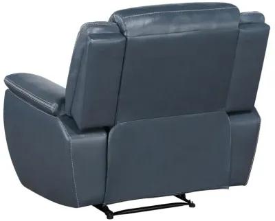 Sloane 3-piece Upholstered Motion Reclining Sofa Set Blue