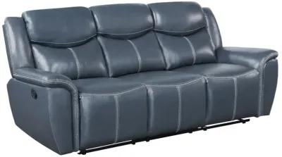 Sloane 3-piece Upholstered Motion Reclining Sofa Set Blue