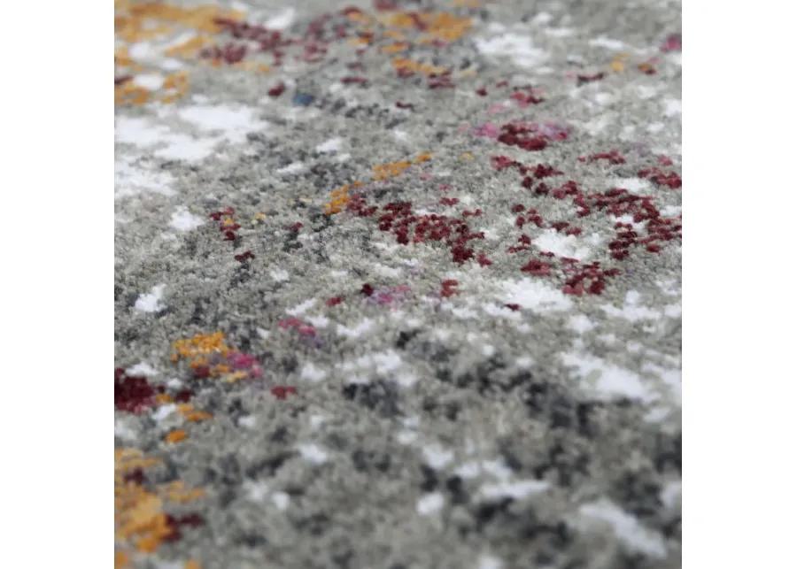 Signature Gray  Recycled Polyester 2'6" x 8' Runner Rug