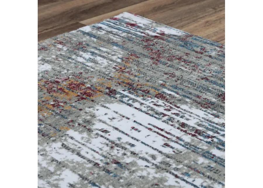 Signature Gray  Recycled Polyester 2'6" x 8' Runner Rug