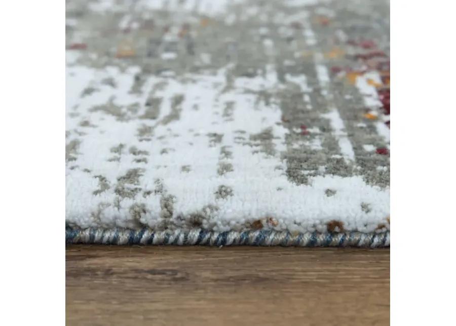 Signature Gray  Recycled Polyester 2'6" x 8' Runner Rug