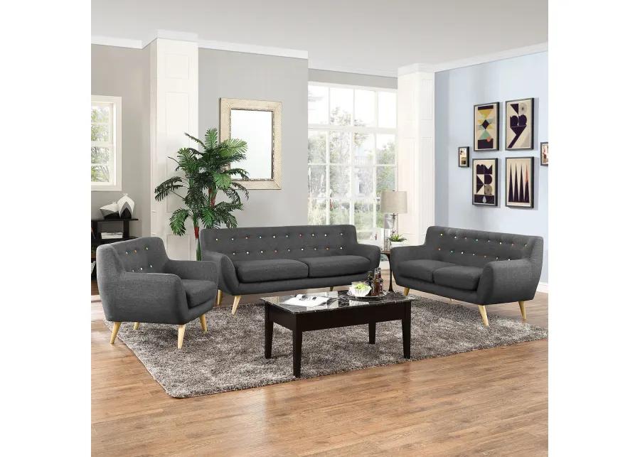 Remark 3 Piece Living Room Set