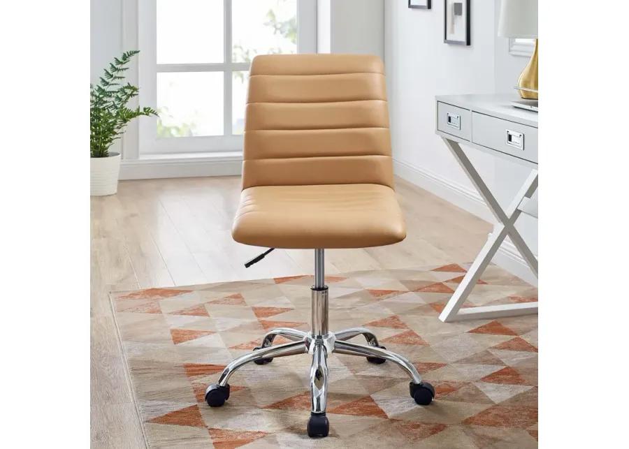 Ripple Armless Mid-Back Office Chair