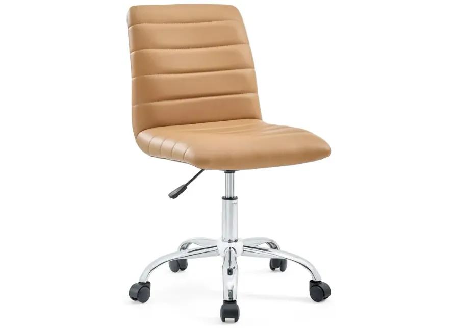 Ripple Armless Mid-Back Office Chair