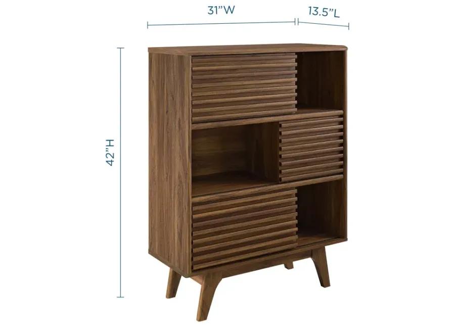 Render Three-Tier Display Storage Cabinet Stand