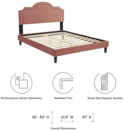 Aviana Performance Velvet Twin Bed