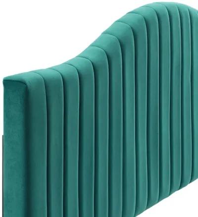 Brielle Channel Tufted Performance Velvet Twin Headboard