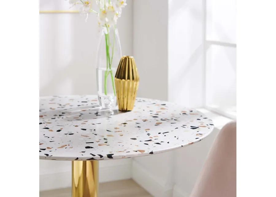 Verne 28" Round Terrazzo Dining Table