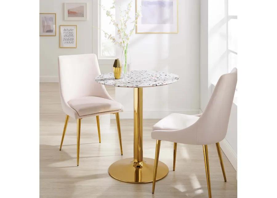 Verne 28" Round Terrazzo Dining Table