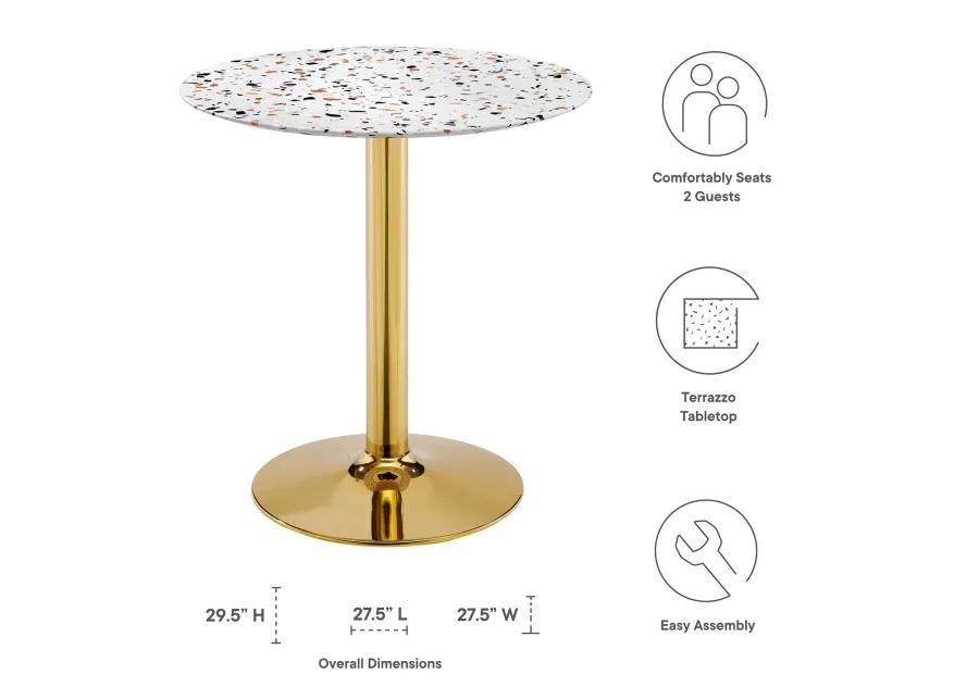 Verne 28" Round Terrazzo Dining Table