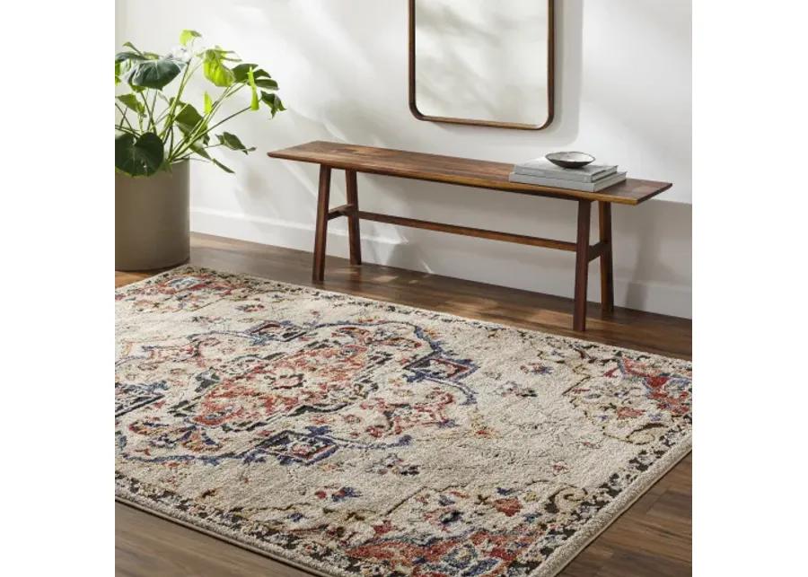 Liebe LBE-2308 7'10" x 10' Machine Woven Rug