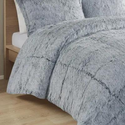 Malea Shaggy Long Fur Comforter Mini Set