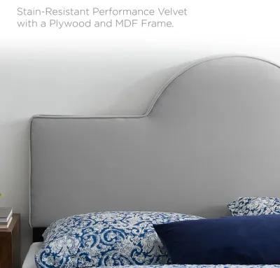 Soleil Performance Velvet Queen Bed