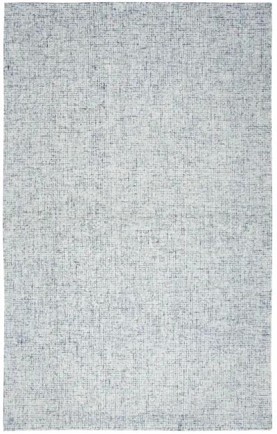 Brindleton Blue/Natural Tweed Wool 6'6" x 9'6" Rectangle Rug