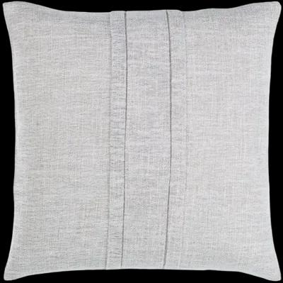 Pleated Cotton PAC-002 18"L x 18"W Accent Pillow  - Poly Insert