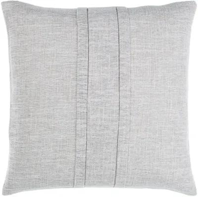 Pleated Cotton PAC-002 18"L x 18"W Accent Pillow  - Poly Insert